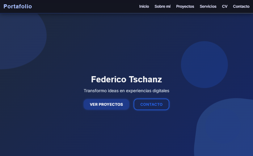 Portafolio F. Tschanz – Proyecto digital